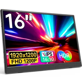 Ypi 746205810005 Portable Monitor 16.0inch Fhd 1920 1200p Usb C Hdmi Ultra-slim Ips Travel D Ypi 746205810005 Portable Monitor 16.0inch Fhd 1920 1200p Usb C Hdmi Ultra-slim Ips Travel D