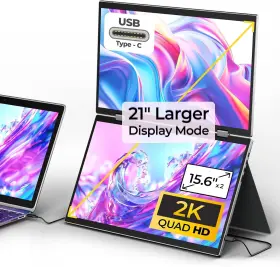 717979249605 YUBWVO Dualviews Dual Screen Laptop Monitor Usb