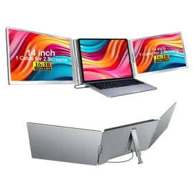 753089388834 YXK Triple Monitor Fhd Ips Laptop Extender