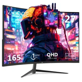 815895023450 Z-Z-EDGE Curved Gaming Monitor Frameless