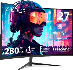 UG27P-1 Z-Z-EDGE Curved Gaming Monitor Frameless