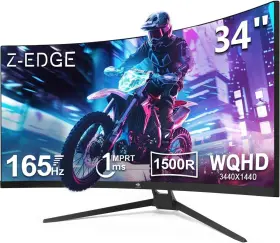 UG34 Z-Z-EDGE Gaming Monitor Ultrawide Curved Resolution