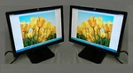 2x Hp Le1901w 19" Widescreen Lcd Monitor 1440 X 900 Vga 16:10 Nk570aa 516736-001. Fixed Price $94.82.