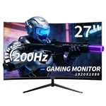 Zza 27 Inch Curved Gaming Monitor 1920x1080 180hz Va Freesync. Fixed Price $154.99.