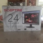 Sceptre E248w-19203rt 24" Ultra Slim Led Monitor 1080p Fhd 75hz Hdmi/vga. Fixed Price $75.00.