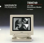 Vintage Magnavox 7bm749 Vga Monochrome Monitor 14" W Swivel Base New In Box 1997. Fixed Price $930.74.