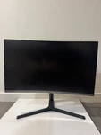 Samsung C27h8000fcn 27" Curved Lcd Monitor 1920x1080 Hdmi Black With Stand. Fixed Price $100.00.