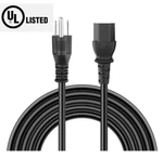 Ul 6ft Ac Power Cord Cable For Dell P2017h P2017hc P2017c P2217hc P2317hb Led Mo. Fixed Price $13.75.