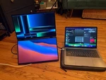 Innoview Laptop Screen Extender 15.6" Dual Monitors Stacked Folding Triple Monit. Fixed Price $200.00.