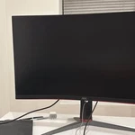 Aoc Cq32g2s 32" Va Led Curved Monitor - Black/red. Fixed Price $76.00.