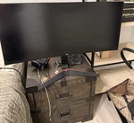 Lg Ultrawide Curved 21:9 Monitor 34in Black/red Hdmi Displayport. Fixed Price $123.50.