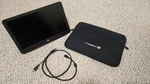 Hp V14 14" Fhd Lcd Led Backlit Portable Monitor Hstnd-9991-a W/ Screen Cover. Fixed Price $28.00.