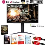 Lg 27" Ultragear Qhd 180hz 1ms Ips Gaming Monitor + 26 Months Protection Bundle. Fixed Price $349.99.