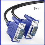 5 Ft Db15 15 Pin Monitor Cable Male M/m For Apple Mac Windows Vga Video Display. Fixed Price $5.99.
