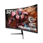 Crua 32inch Curved Gaming Monitor, Fhd(1920 * 1080p) Va Screen 165hz/200hz, 1.... Fixed Price $206.23.