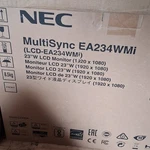 Nec Multisync Ea234wmi 23" Lcd Monitor 1920x1080 Hdmi 16:9 Black. Fixed Price $250.00.