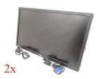 Lot Of 2 Hp 24uh K5a38a 24" Fhd Dual Computer Monitor Dvi Vga Hdmi No Stand. Fixed Price $99.00.