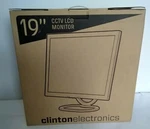 Clinton 19" Cctv Lcd Monitor Ce-vt968. Fixed Price $125.00.