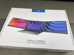 Apildella 14 Triple Laptop Screen Extender, 1080p Fhd Portable Dual Monitor Fo. Fixed Price $159.99.