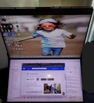 Mobile Pixels Geminos X Dual 24" Stacked Touch-monitor (116-1001p02). Fixed Price $500.00.