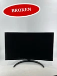 (broken) Acer Nitro Ed273 27in Curved Gaming Monitor Fhd 1080p 180hz 1ms Vrb. Fixed Price $30.99.