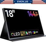 Eviciv 144hz Portable Monitor 18.0" 2560*1600p Display Hdmi For Laptop Computer. Fixed Price $99.99.