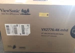 Viewsonic Vx2776-4k-mhd 27" For Parts (broken) Read!!!!!. Fixed Price $72.69.