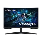 Samsung Ls27cg556enxza 27" Odyssey G55c Qhd 165hz 1ms(mprt) Curved Gaming. Fixed Price $127.00.