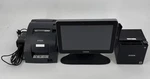 Elo Esy10i1b Touchscreen Toast Pos Computer W/ Card Reader, 2 Receipt Printers. Fixed Price $179.99.