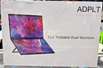 Adplt 15.6" Foldable Dual Monitors - Plug And Play. Fixed Price $149.95.