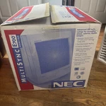 Nec Multisync E700 17" Crt Gaming Monitor Jc-1746uma Vintage 1998 Box Retro Nos. Fixed Price $375.00.