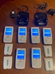 6 Honeywell Dolphin 7800l0 Mobile Barcode Scanner, 10 Battery, 2 Chargers Tested. Fixed Price $350.00.