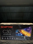 Sceptre 30" Curved Gaming Monitor (c305w-2560un). Fixed Price $200.00.