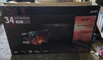 Acer Nitro Edo Gaming Monitor 34 Uwqhd (3440 X 1440)curved. Fixed Price $199.00.