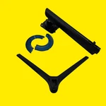 Oem Monitor Tiltable Stand Black For 25" Samsung S25bg402en #7534 Z19/17. Fixed Price $34.98.