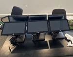 Elo Ep515h3 15" Lcd Monitors Lot Of 6 Black 16:9 Touchscreen. Fixed Price $2200.00.
