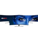 Deco Gear 49" Curved Ultrawide Led 3840x1080 32:9 Freesync Gaming Monitor 3-pack. Fixed Price $1940.37.