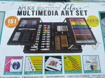 Art 101 Platinum 151-piece Multimedia Artists Set With Wood Case, Pencil, Pastel. Fixed Price $49.50.