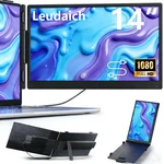 Leudaich 14" Laptop Screen Extender, Fhd 1080p Ips Dual Travel Monitor. Fixed Price $75.00.