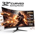 32" 240hz Gaming Monitor Ktc Fhd 1080p 1ms Curved Desktop Display Vesa. Fixed Price $315.99.