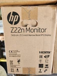 Hp Z22n Monitor M2j71 21.5" Narrow Bezel Ips Display W/ 815646-001 Stand. Fixed Price $99.99.