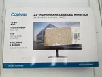 Capture Advance 0e-22vghdmi3 22" Frameless Led Monitor 1920x1080p. Fixed Price $99.99.