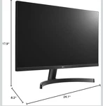 Lg Ips Monitor 27" Fhd (1920 X 1080) Display, Energy Saving,- Black. Fixed Price $90.00.