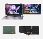Teamgee S8 14 Triple Laptop Screen Extender 1080p Fhd Dual Monitor Portable. Fixed Price $174.99.