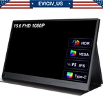 Eviciv Portable Monitor 15.6" Ips Hdr 1920*1080 Fhd Eye Care Screen Usb C 1200:1. Fixed Price $49.99.