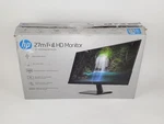 27in Hp 27m Monitor (new - Open Box). Fixed Price $120.00.