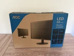 Aoc E2280swdn Monitor 22" Class Full Hd 1920x1080 Vga Dvi-d, Black - New Read. Fixed Price $199.99.