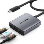 Lemorele Usb-c To Video Splitter, Dual Monitor Expander With 4k 60hz Dp Al. Fixed Price $53.11.
