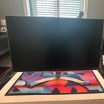 Lg 27" 4k Lcd Monitor 3840x2160 Hdmi White/silver. Fixed Price $155.00.