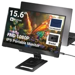 Ingnok Portable Monitor Ultra Slim 15.6 Inch Fhd Ips Laptop Screen Extender W.... Fixed Price $87.84.